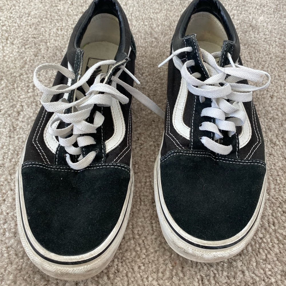 Black old skool Vans